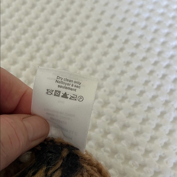 Veronica Beard Brown and Black Patterned Turtleneck Sweater - Picture 6 of 8